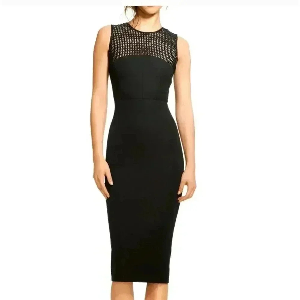 Roland Mouret Collection for Banana Republic Lace Yoke Dress Size 2